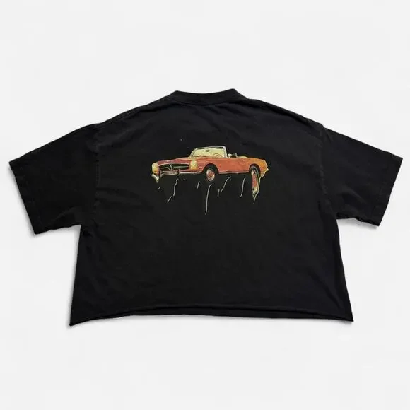 Joji Pretty Boy Graphic T Shirt Black XL Cropped Boxy Fit Streetwear - Picture 2 of 4